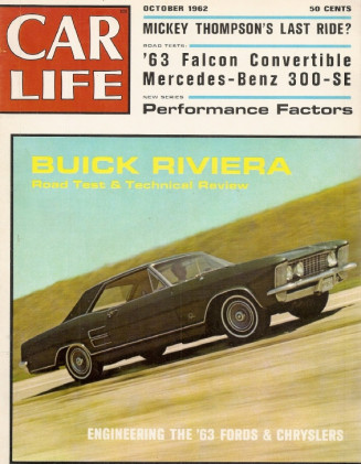 CAR LIFE 1962 OCT - RIVIERA SPECIAL, FUTURA, CHALLENGER I, MOSPORT, LOUIS MEYER